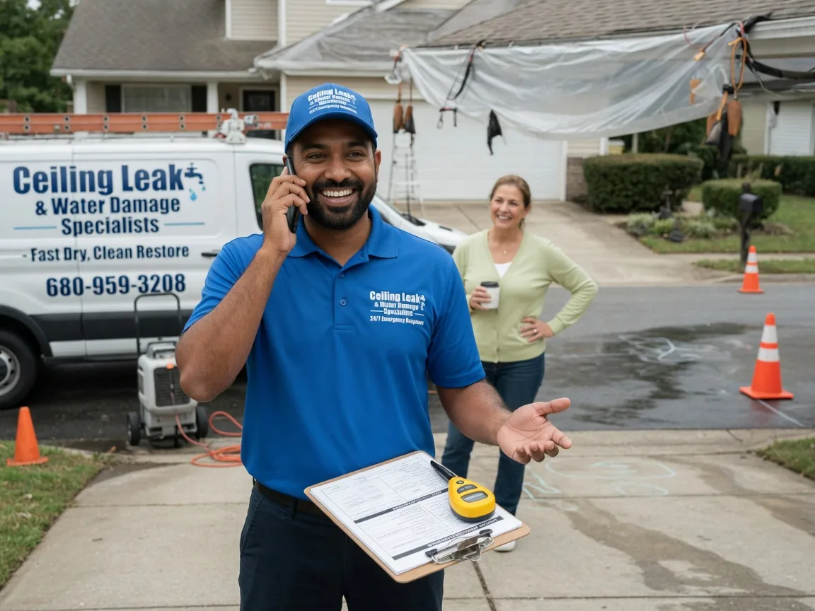 Ceiling Leak Cleanup Ruskin, NE FAQs