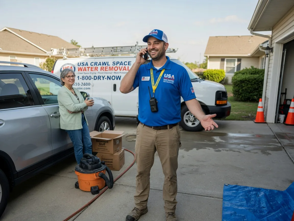 Crawl Space Water Removal Ruskin, NE FAQs